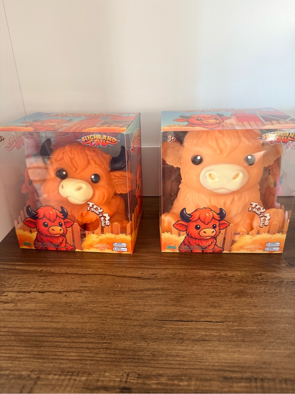 Highland Cow Squishy Toy Five Below Exclusive - New in Box Set of 2